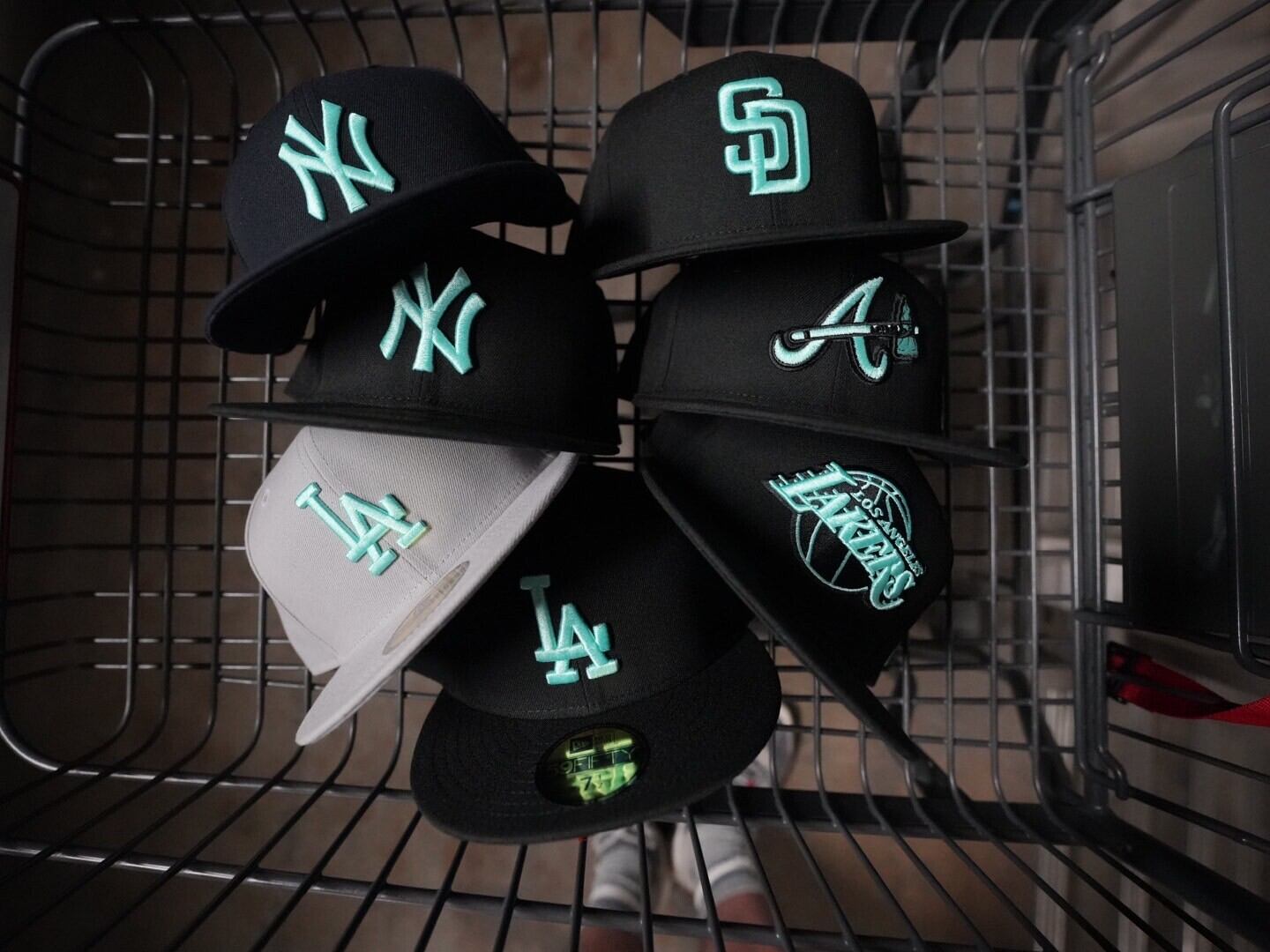 NEW ERA 59FIFTY/5950 ロサンゼルス・ドジャース GRAY SEAGLASS【gift 