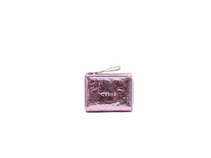 CRÈME M78  14044　ピンク　コインケース付3つ折り財布　