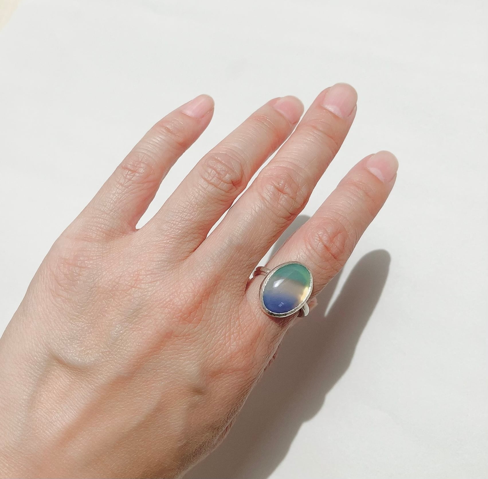 シルバー アゲート リング Lifestyle Design Labアゲートシルバーリング |シルバー