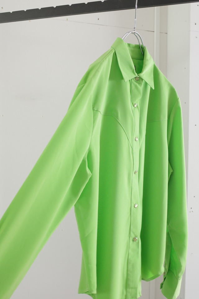 neon green western shirt