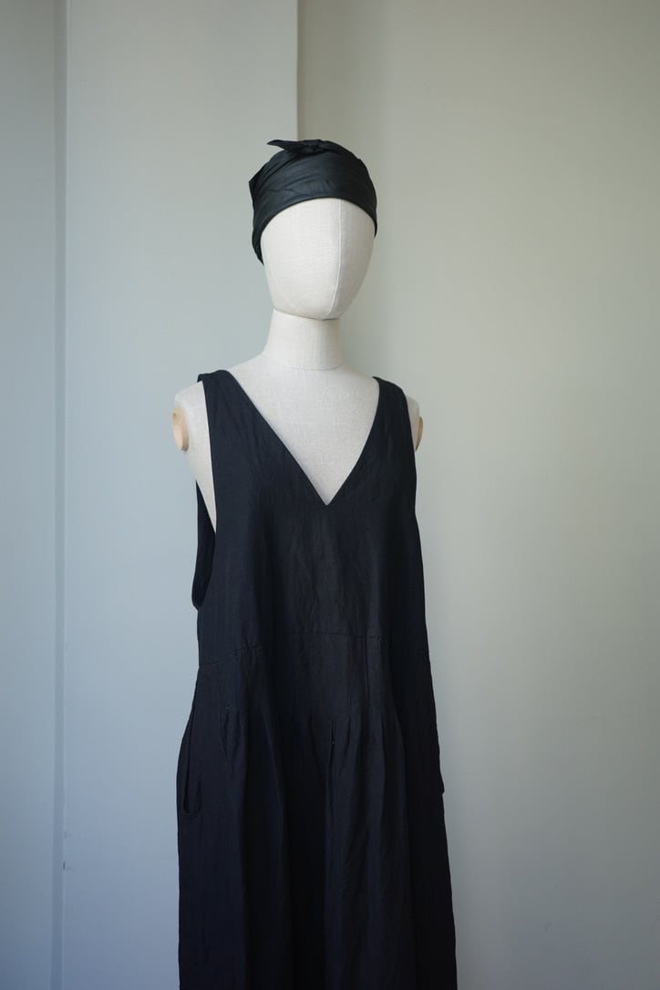 お客様専用 / genre ジャンル / WAIST TUCK APRON DRESS (CHAMBRAY)