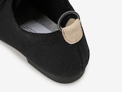 plain flat pattern / BLACK