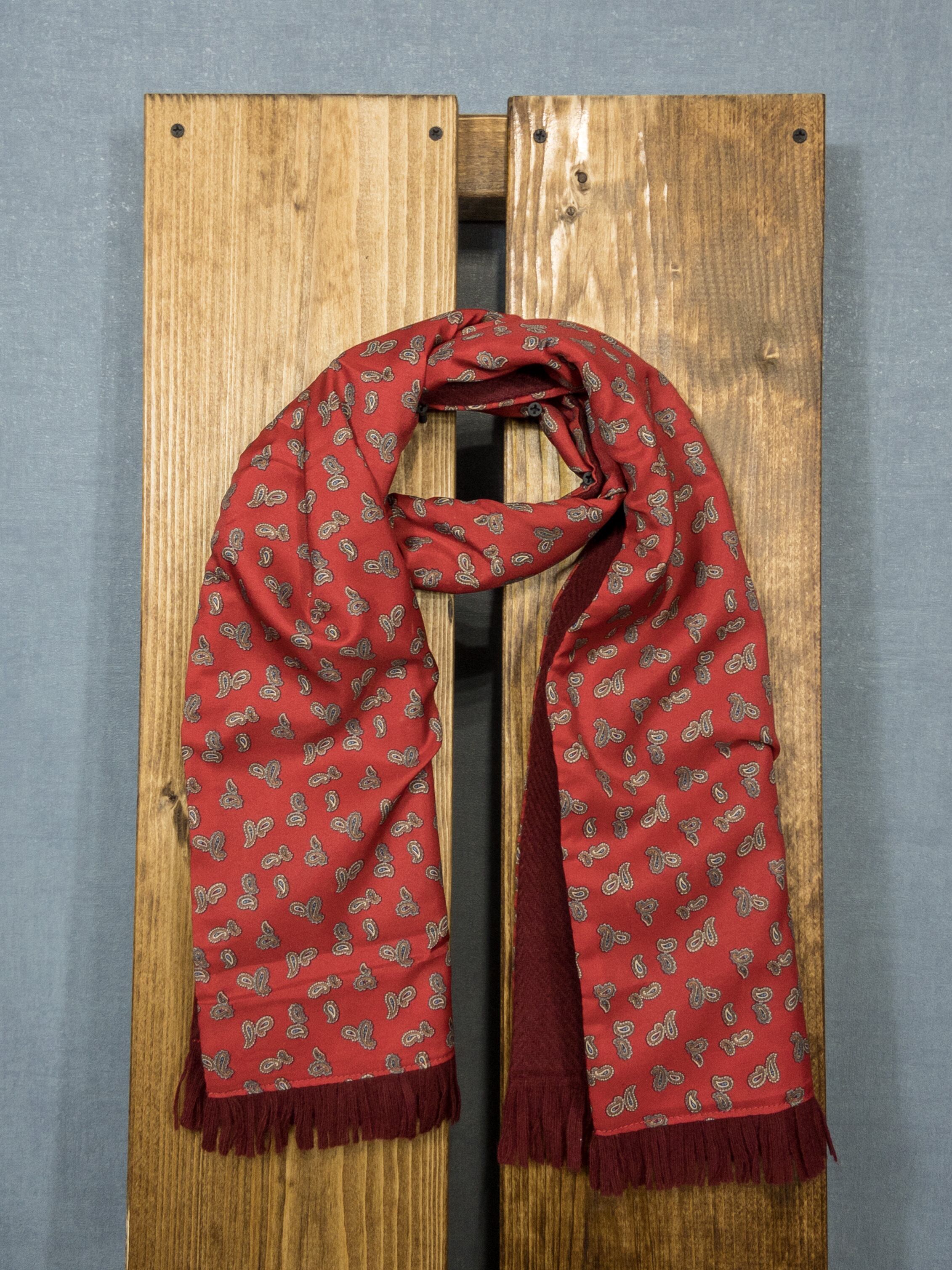 TOOTAL 60s ヴィンテージ シルクストール ペイズリー柄