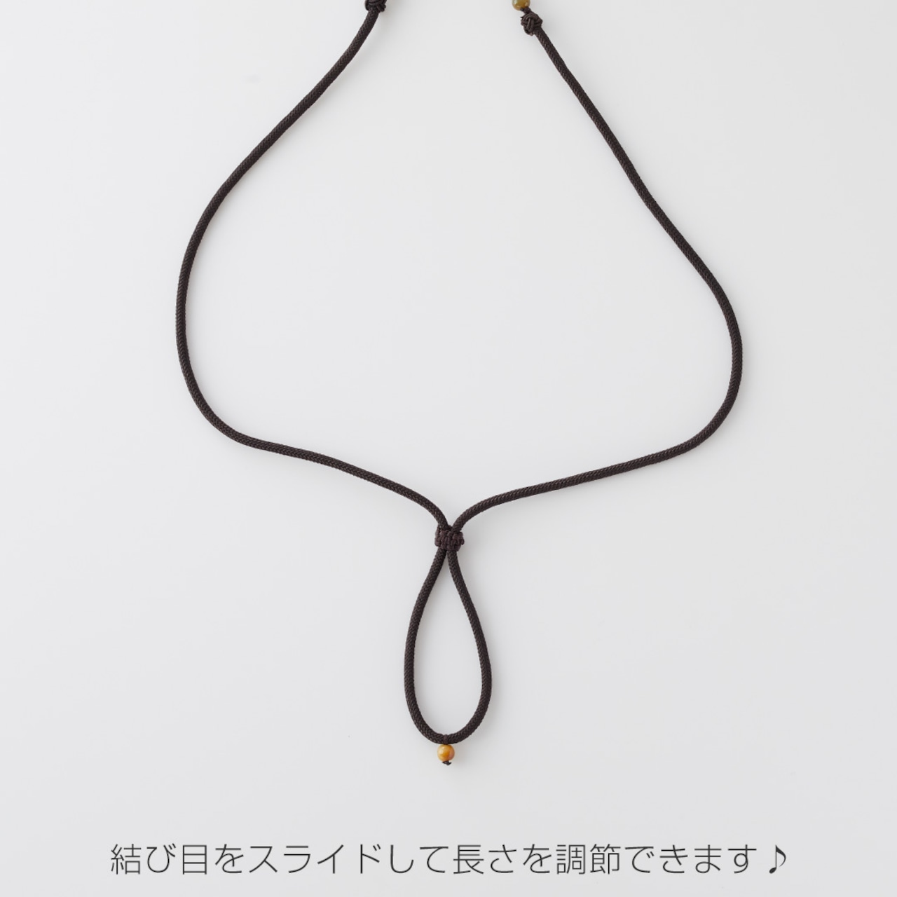 丈夫で金属アレルギーの方にも人気！貔貅（ヒキュウ）紐ネックレス A貨翡翠 jd_ne1003