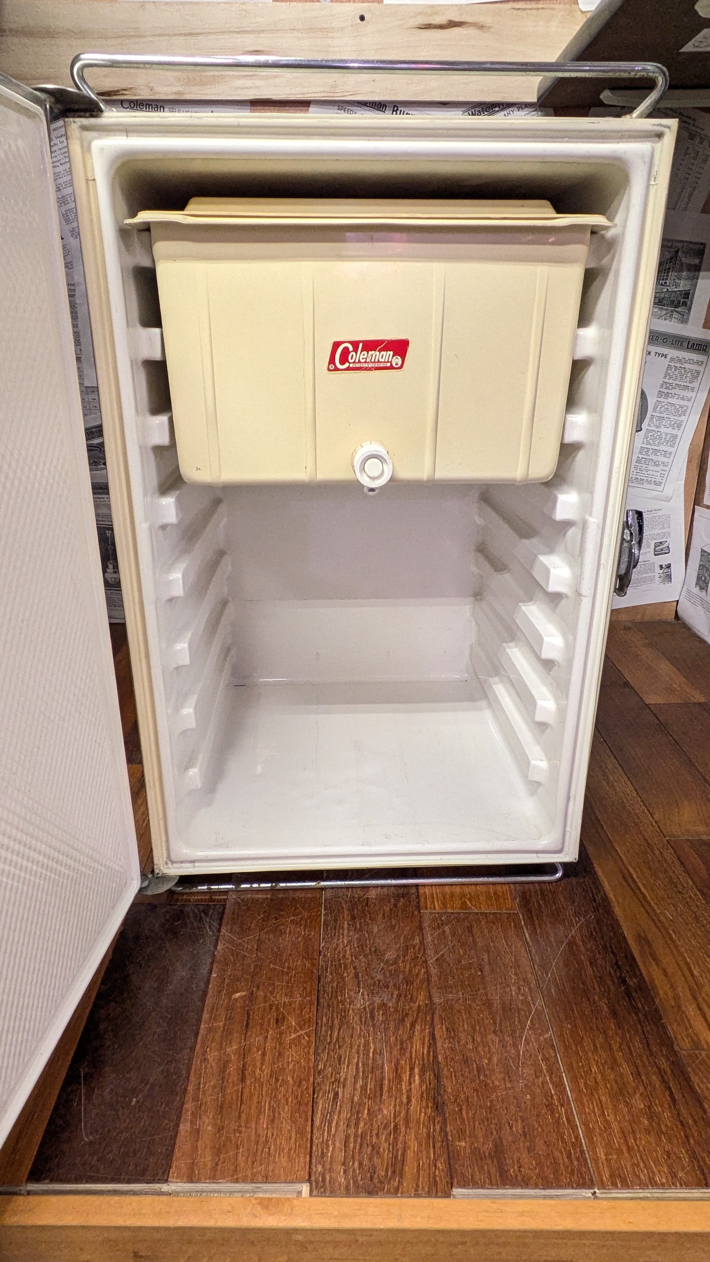 Vintage Coleman Convertible Woody 2way CoolerBox IceChest