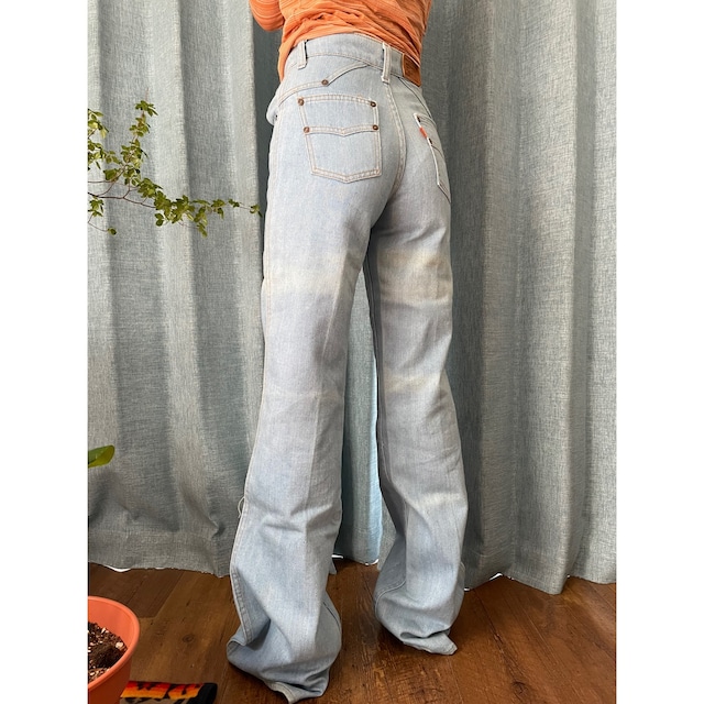 70s～80s U,S Levis STUDENT FLARE　