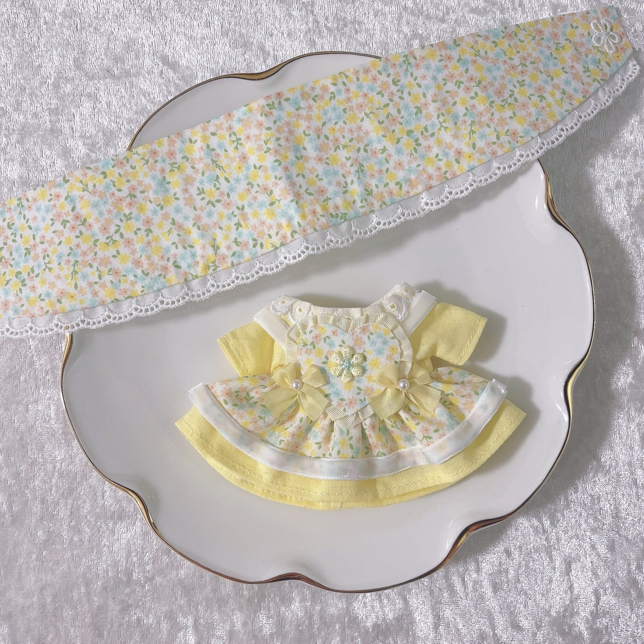 【16cm】Yellow Heart Dress