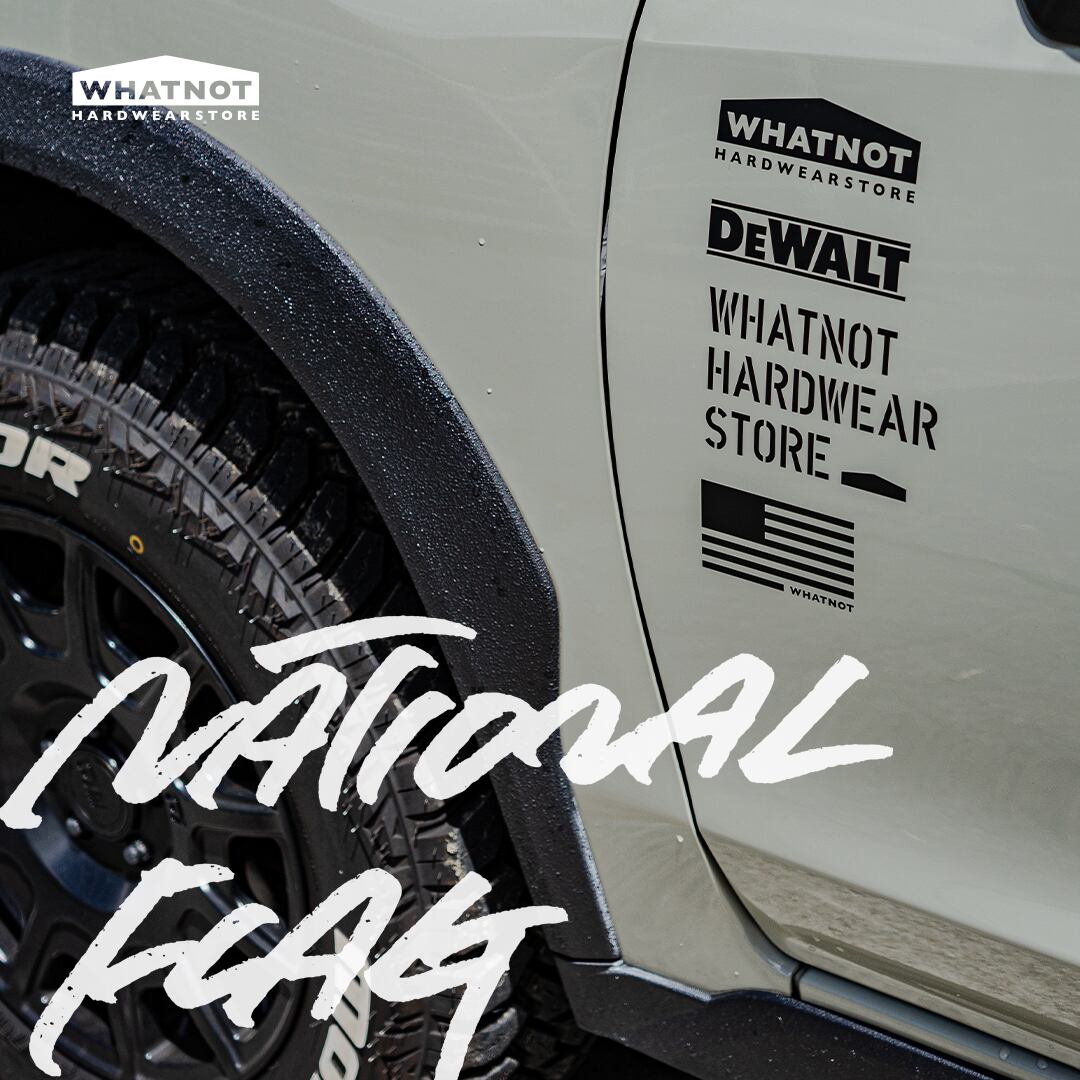 WHATNOT HARDWEAR STORE／ORIGINAL CUTTING STICKER “NATIONAL FLAG