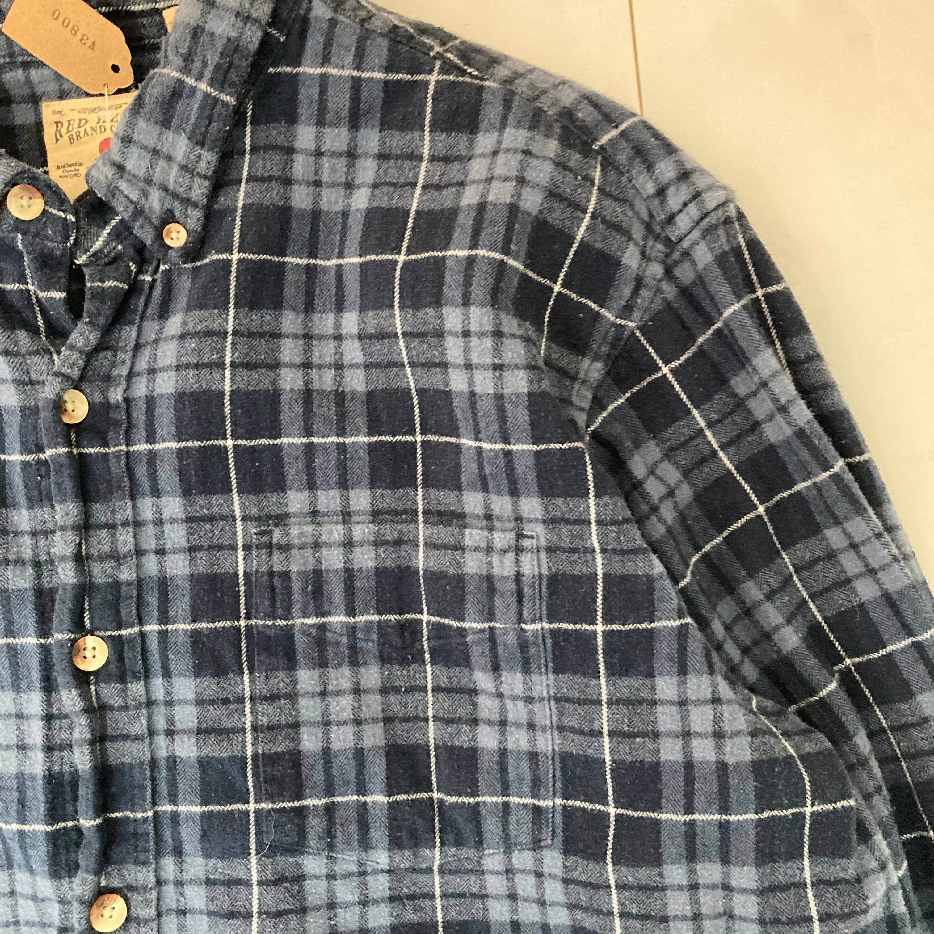 最新作特価 vintage heads XL ネルシャツ マチ付き ビンテージ