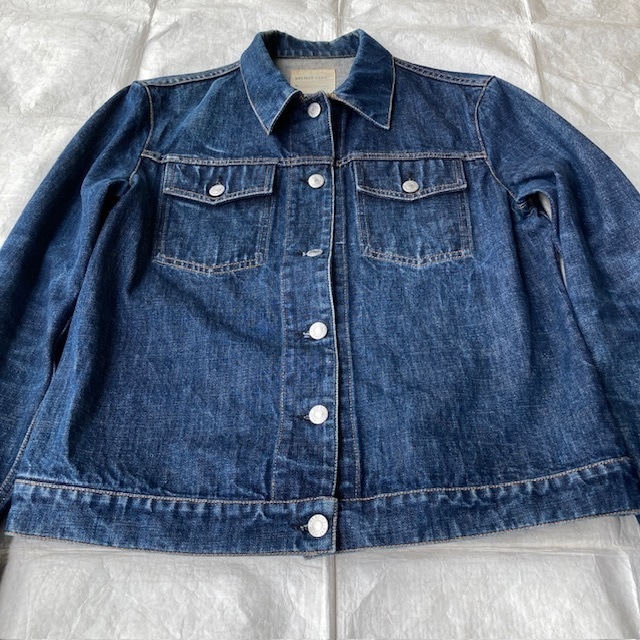 Helmut Lang ヘルムートラング 本人期 デニムジャケット トラッカー プラダ期 イタリア製 インディゴ ヴィンテージ古着 44 画像3