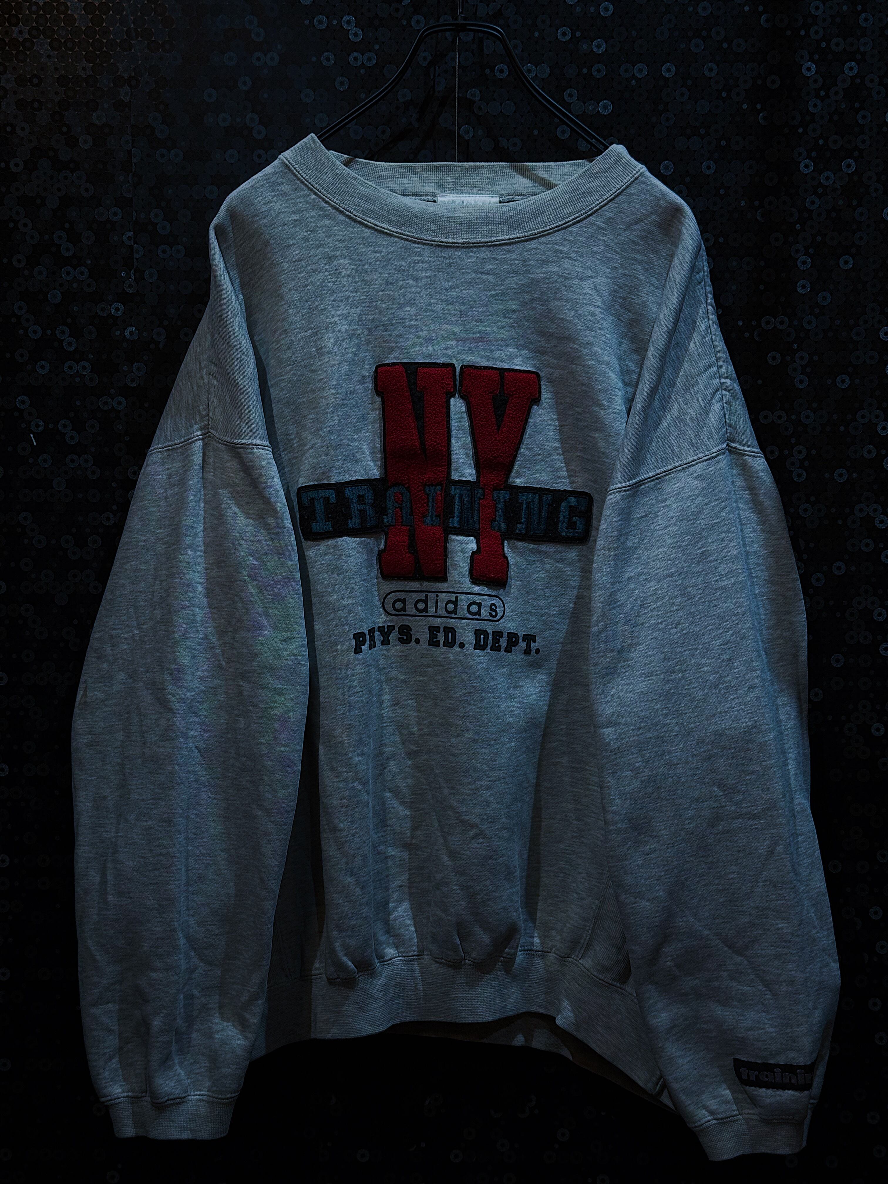 【ÆIEM】"adidas vintage" American college style "PHYS. ED. DEPT."detail training sweat