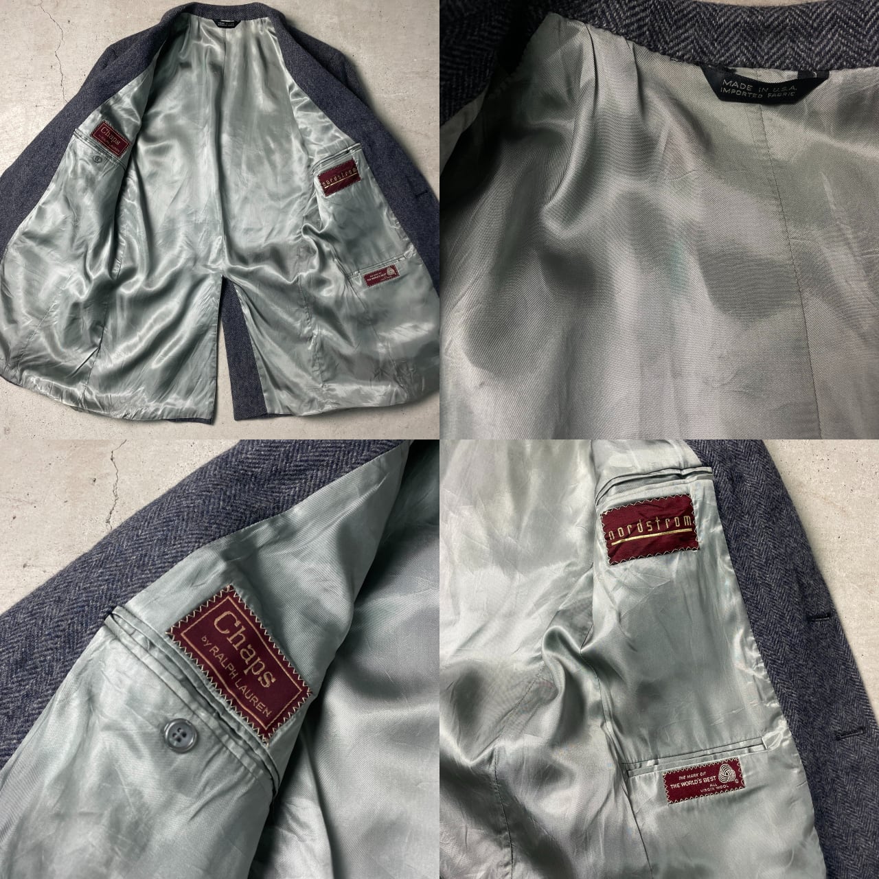 ポロバイラルフローレン メンズ ウール ジップアップ ジャケット