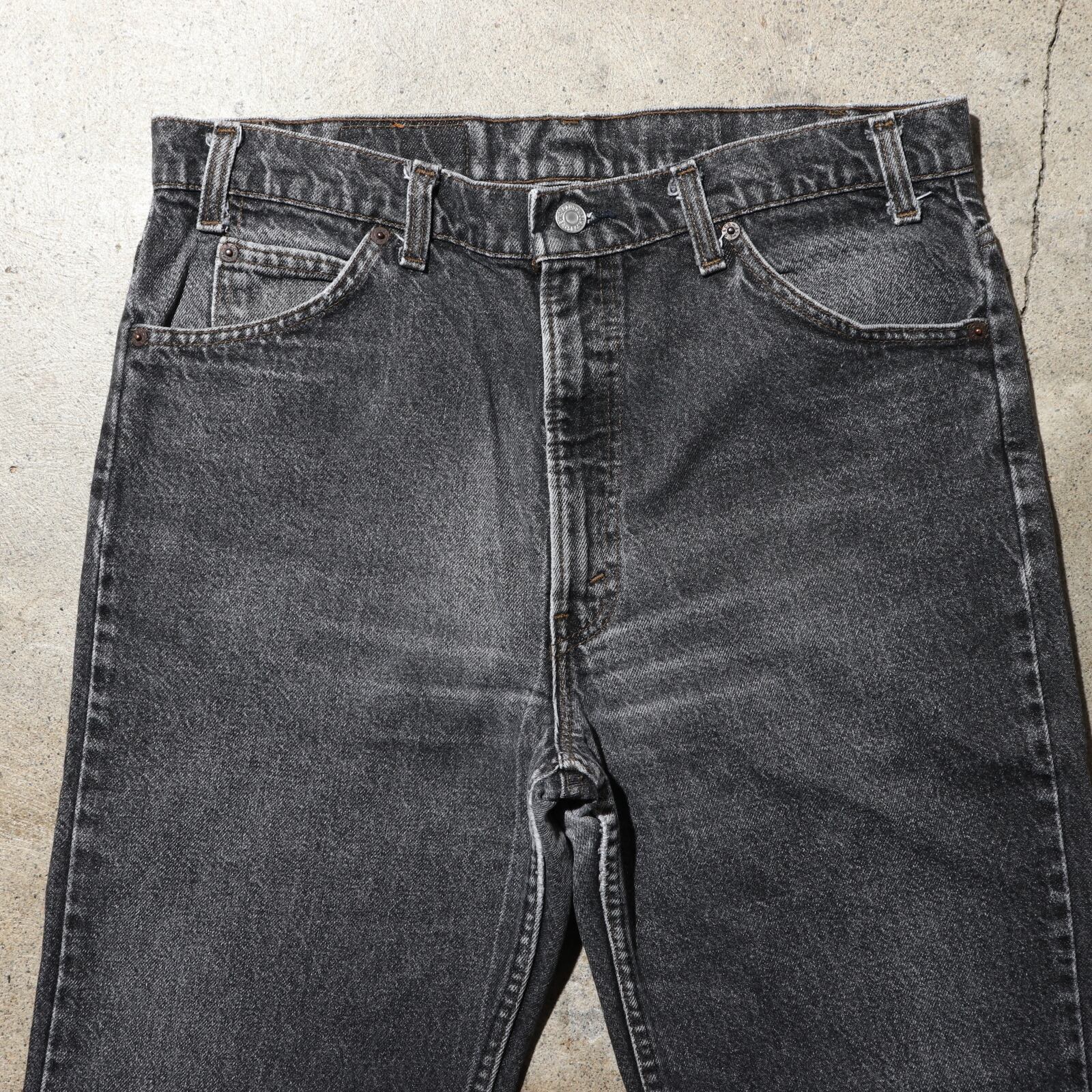 経年◎ 36×32 先染め 505 米国製 Levi 