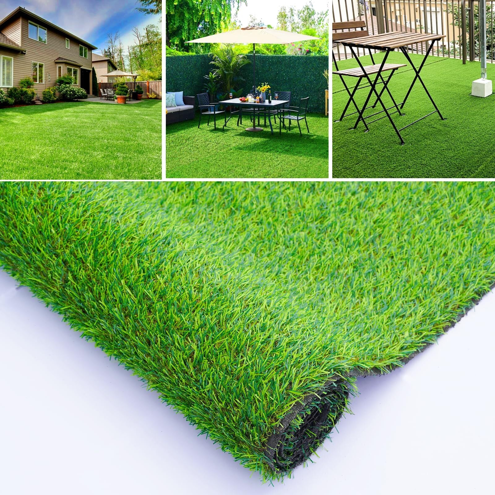 人工芝 2m×10m 芝丈20mm 透水タイプ 防カビ 芝生 ロール 高密度