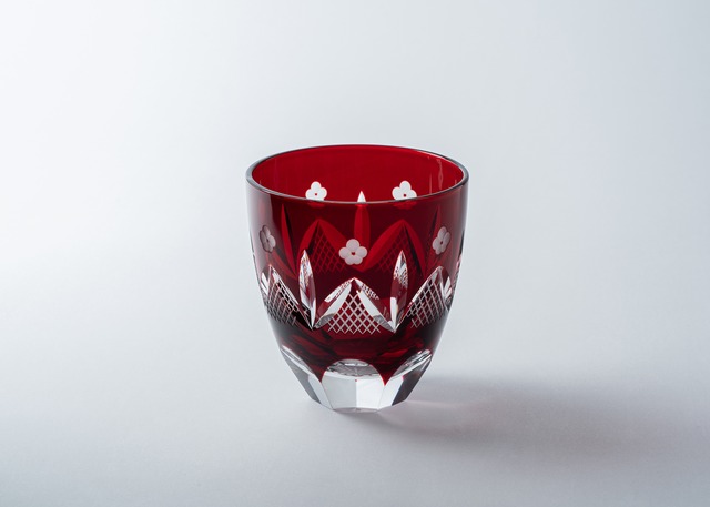 江戸切子 松竹梅 ロックグラス