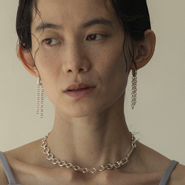 ID necklace medium Silver