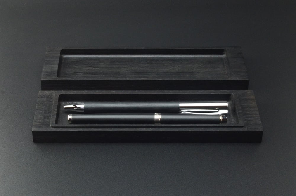 縞黒檀 ペンケース | CHISUI