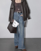 High waist wide leg Jeans T20114