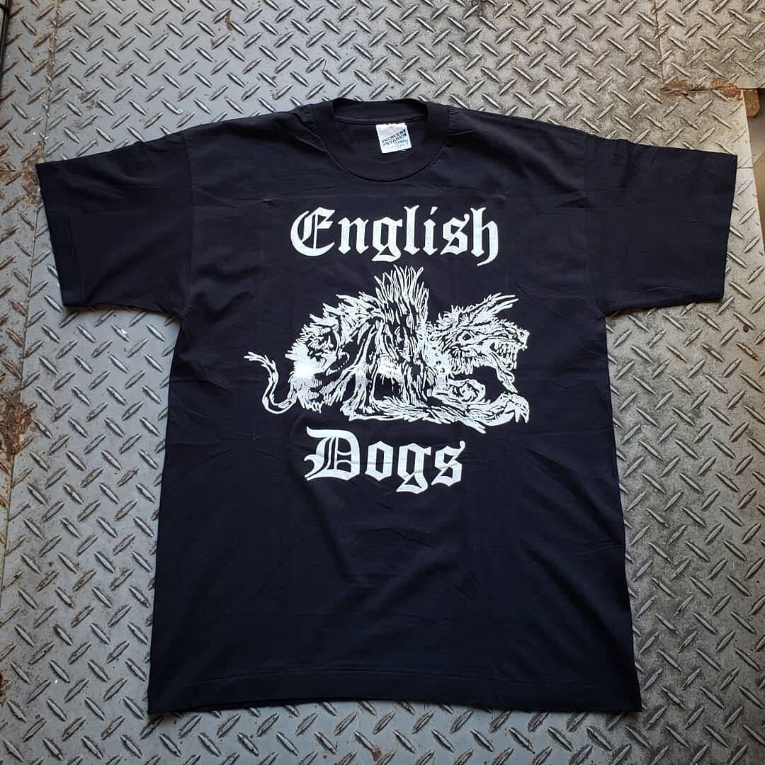 80s 90s Bad otis English Dogs バンドTシャツ L