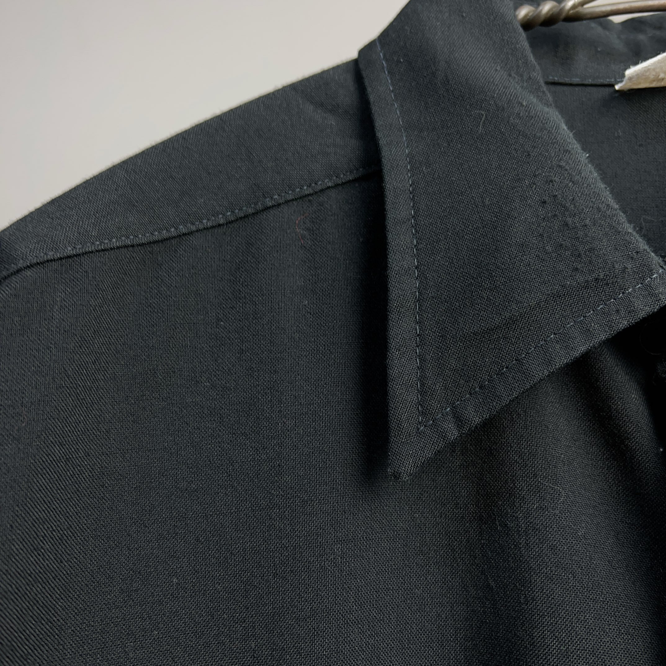 80's U.S.NAVY CPOシャツ ブラック SIZE 16【0304A71SA】【送料 80's U.S.NAVY CPOシャツ ブラック SIZE 16【0304A71SA】【送料