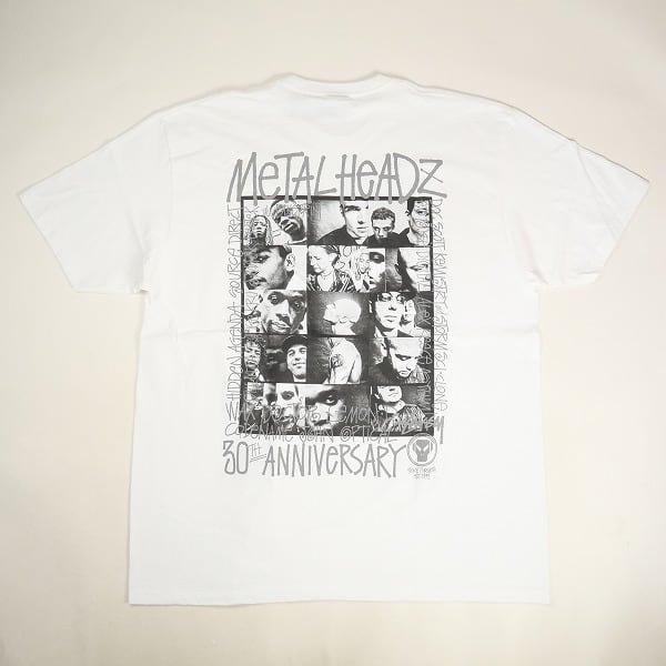Size【XL】 STUSSY ステューシー ×Goldie Metalheadz 30 Tee White T