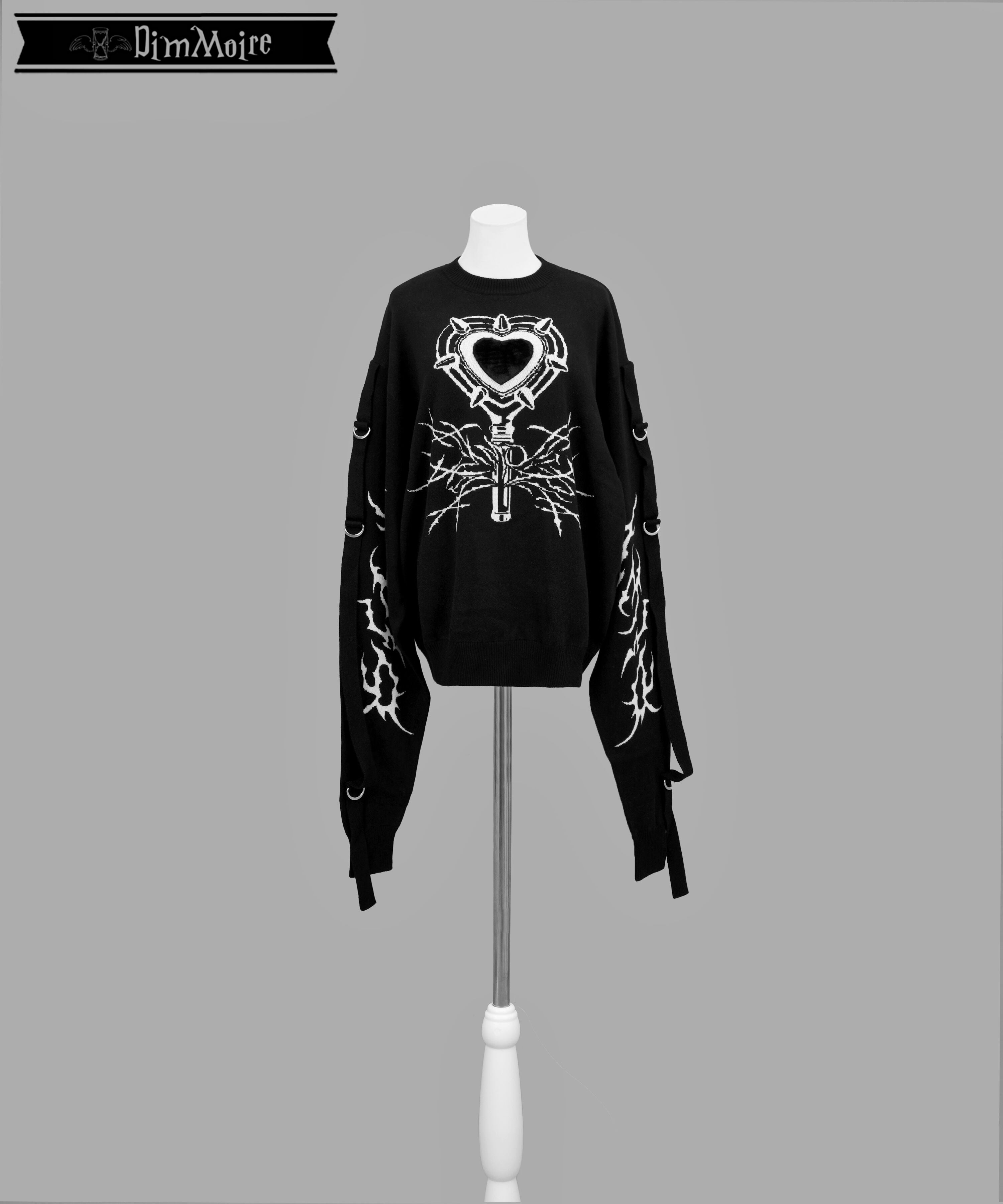 超ロングスリーブニットII【Black】 | DimMoire