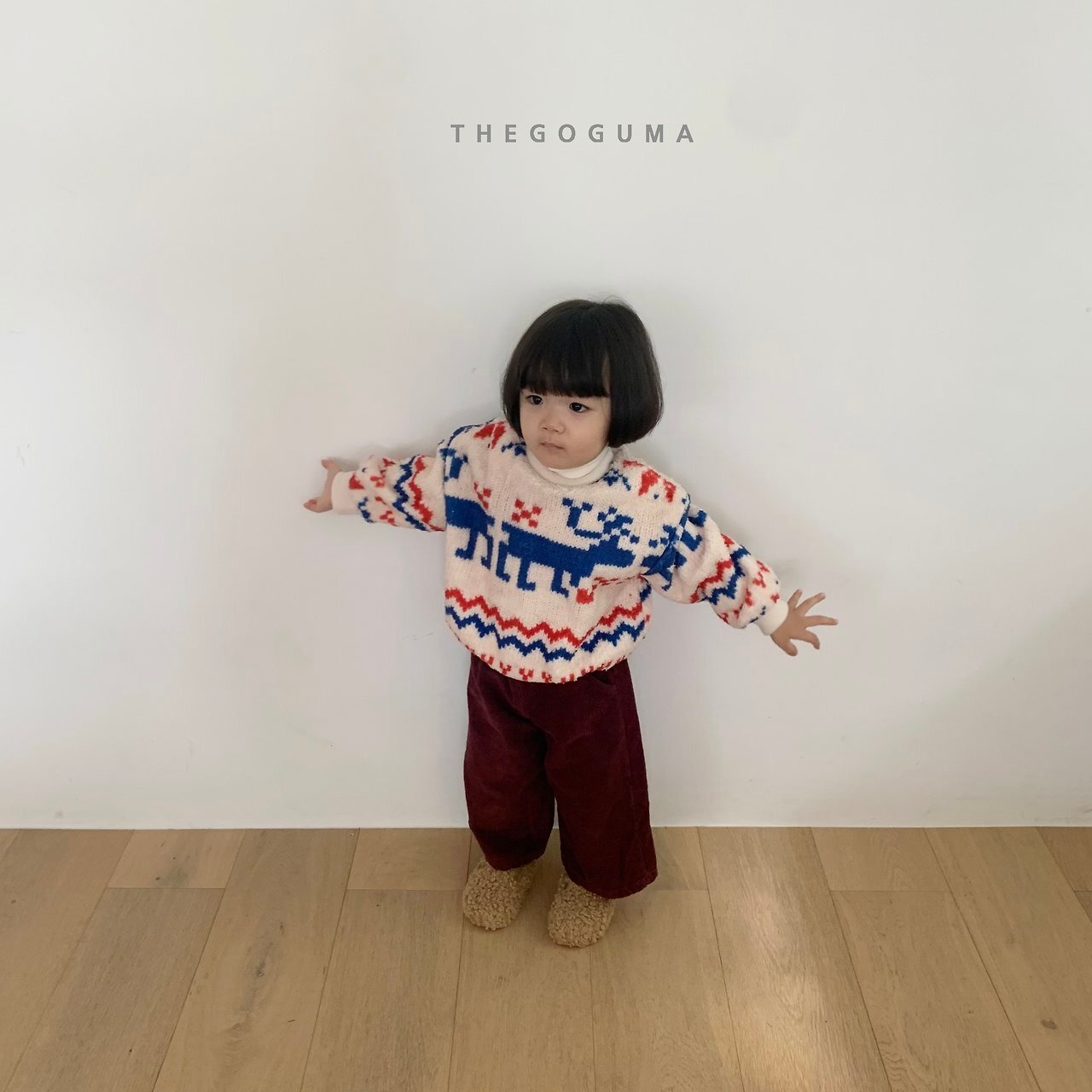 【取寄】THE GOGUMA ふんわりボアトレーナー｜冬服｜韓国子供服
