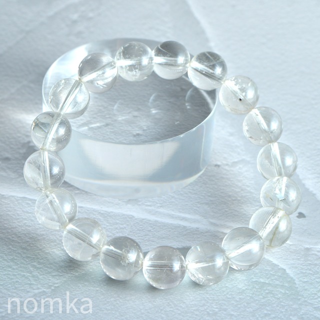 レムリアンシードクリスタル【11.1mm/トップクオリティ/ブラジル・セラデカブラル産】一連ブレスレット nbra-0111