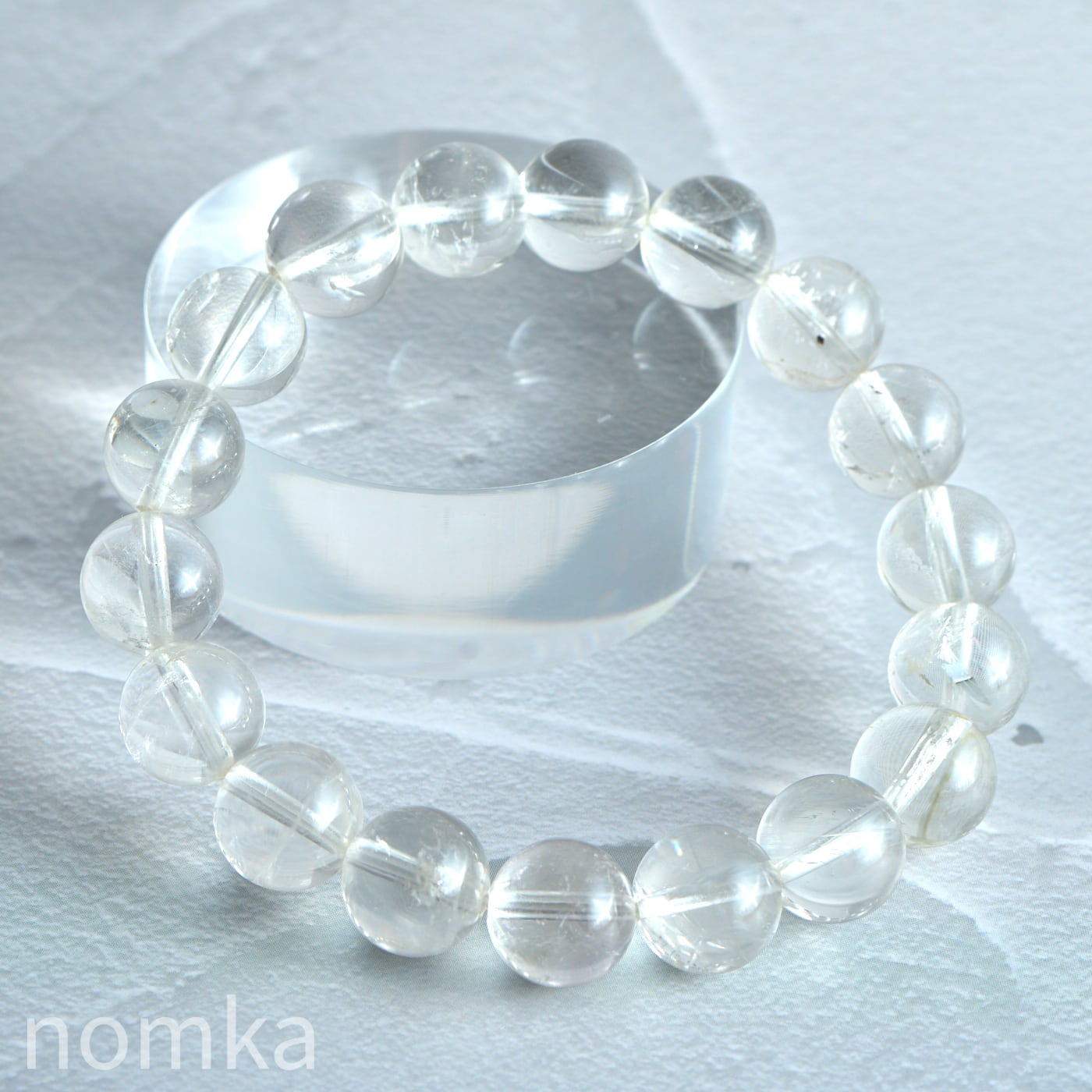 レムリアンシードクリスタル【11.1mm/トップクオリティ/ブラジル・セラデカブラル産】一連ブレスレット nbra-0111