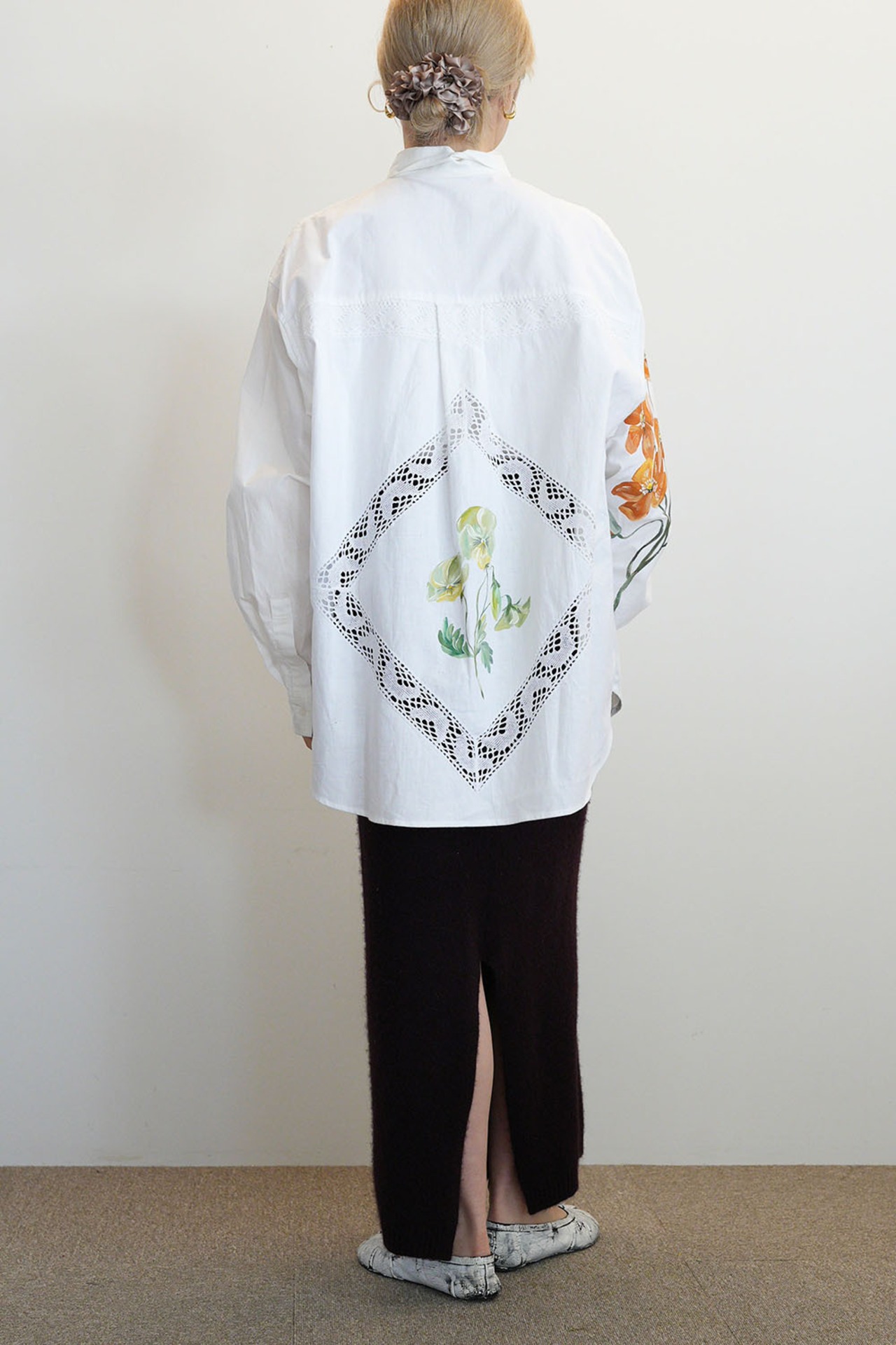 vintage lace big shirts-poppy
