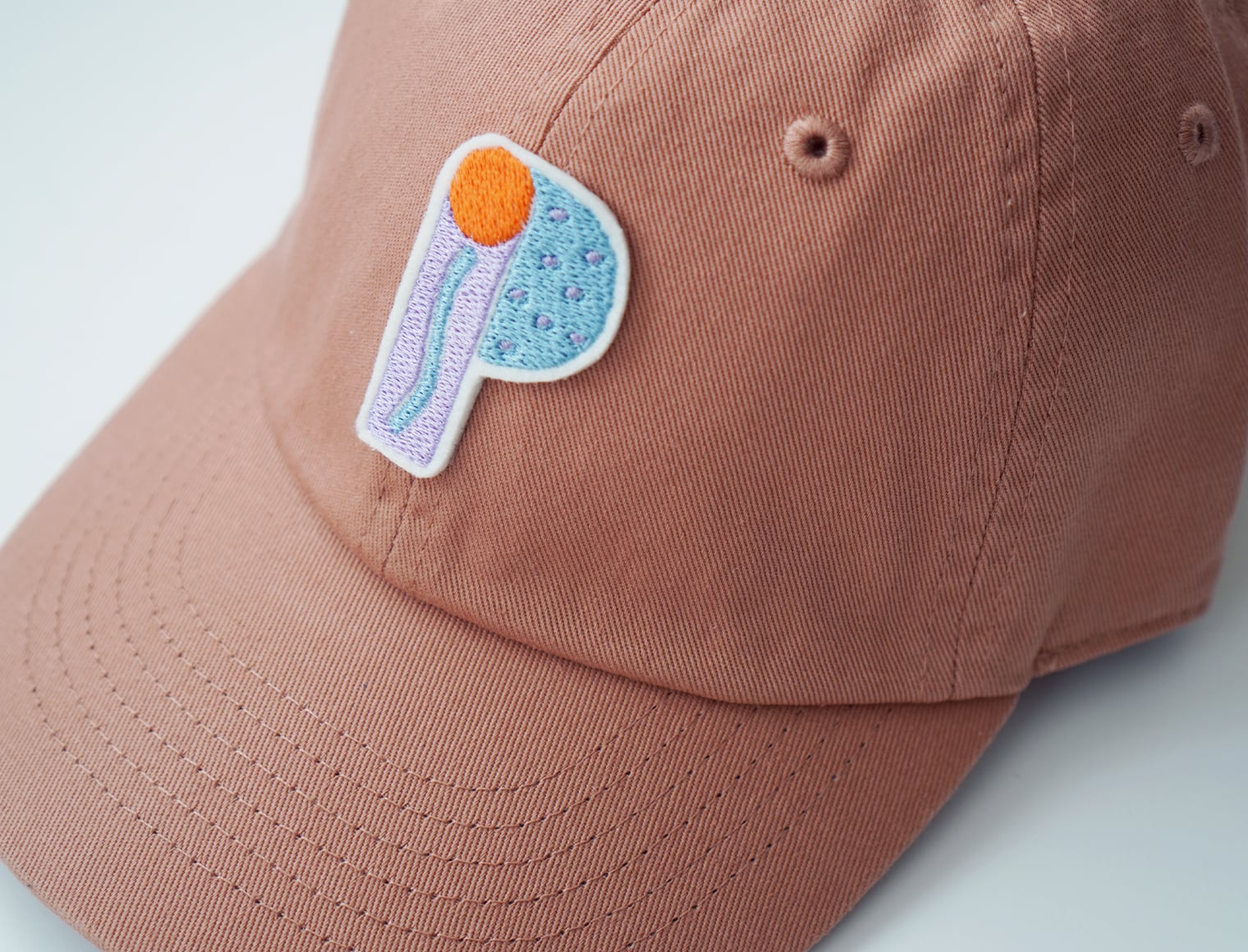 イニシャル刺繍CAP《cinnamon》 | POU ベビー・キッズ