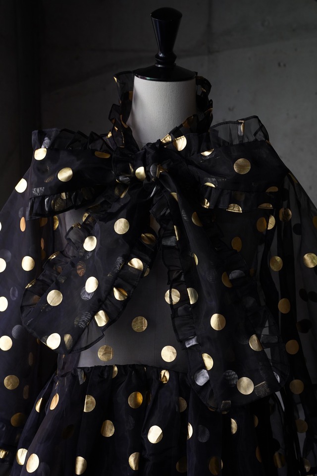 SWING SPOT ORGANZA MINI DRESS