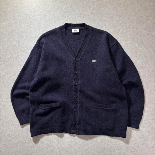 90s LACOSTE wool cardigan