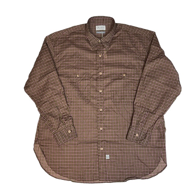 【Marvine Pontiak Shirt Makers】Military SH(Pink Moss CH)〈国内送料無料〉在庫あり※メーカーの意向によりオンラインストアでのカート機能でのご注文不可となります。