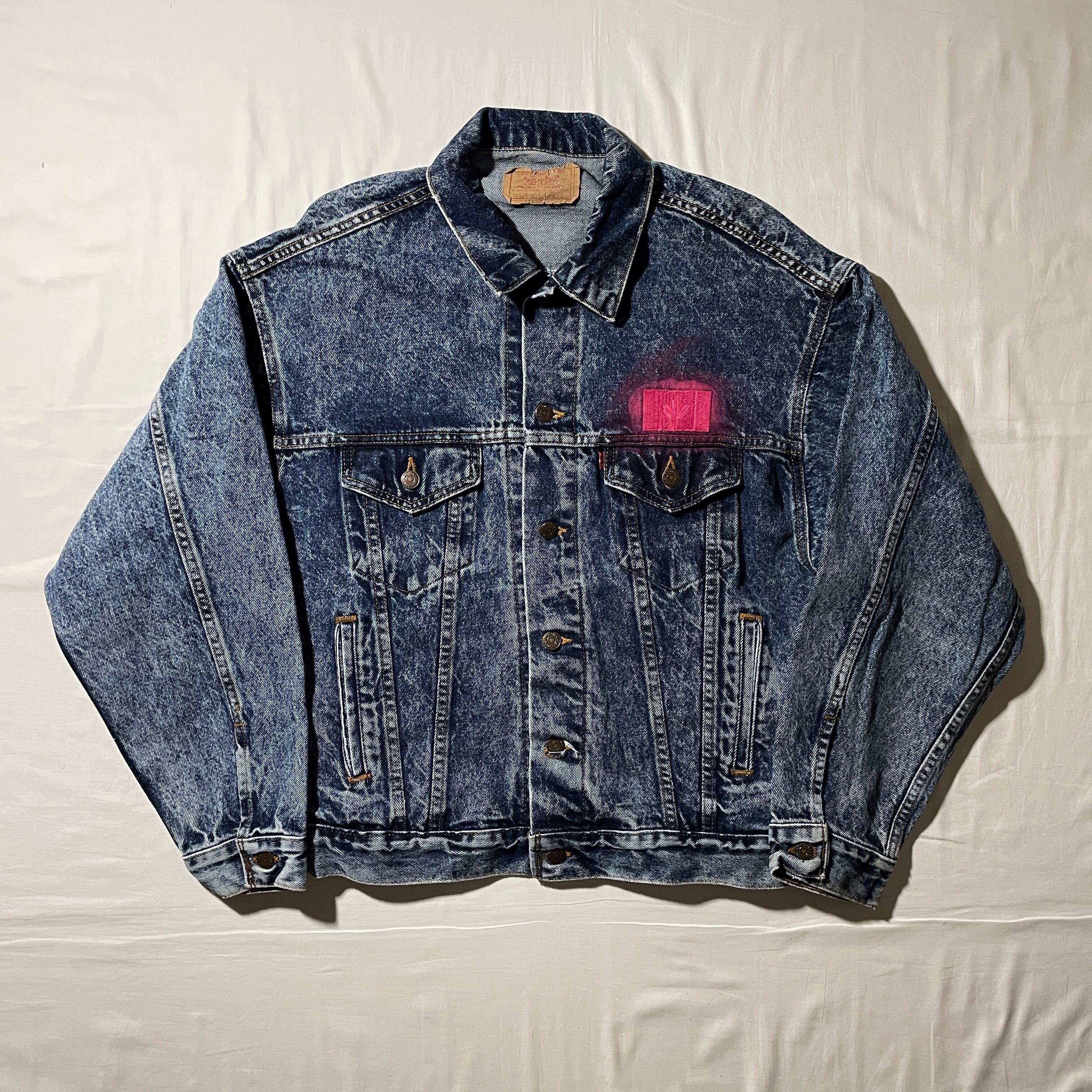 88s Levi's 70507-0227 デニムジャケット ケミカルデニム 88s Levi's 70507-0227 デニムジャケット ケミカルデニム