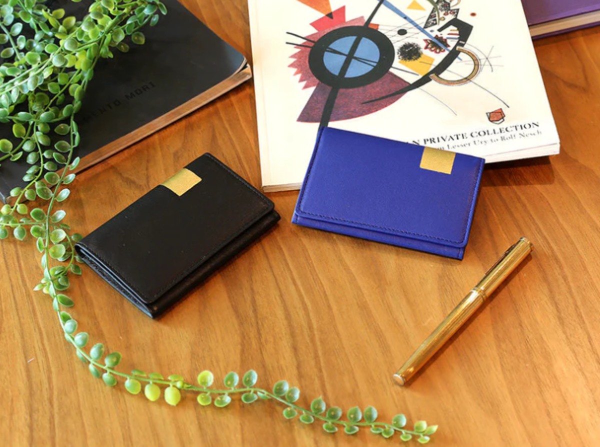 再販スタート！Byobu 名刺入れ 京都金箔押し職人がお届けする逸品