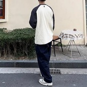 ラグランロングスリーブトップス A4136