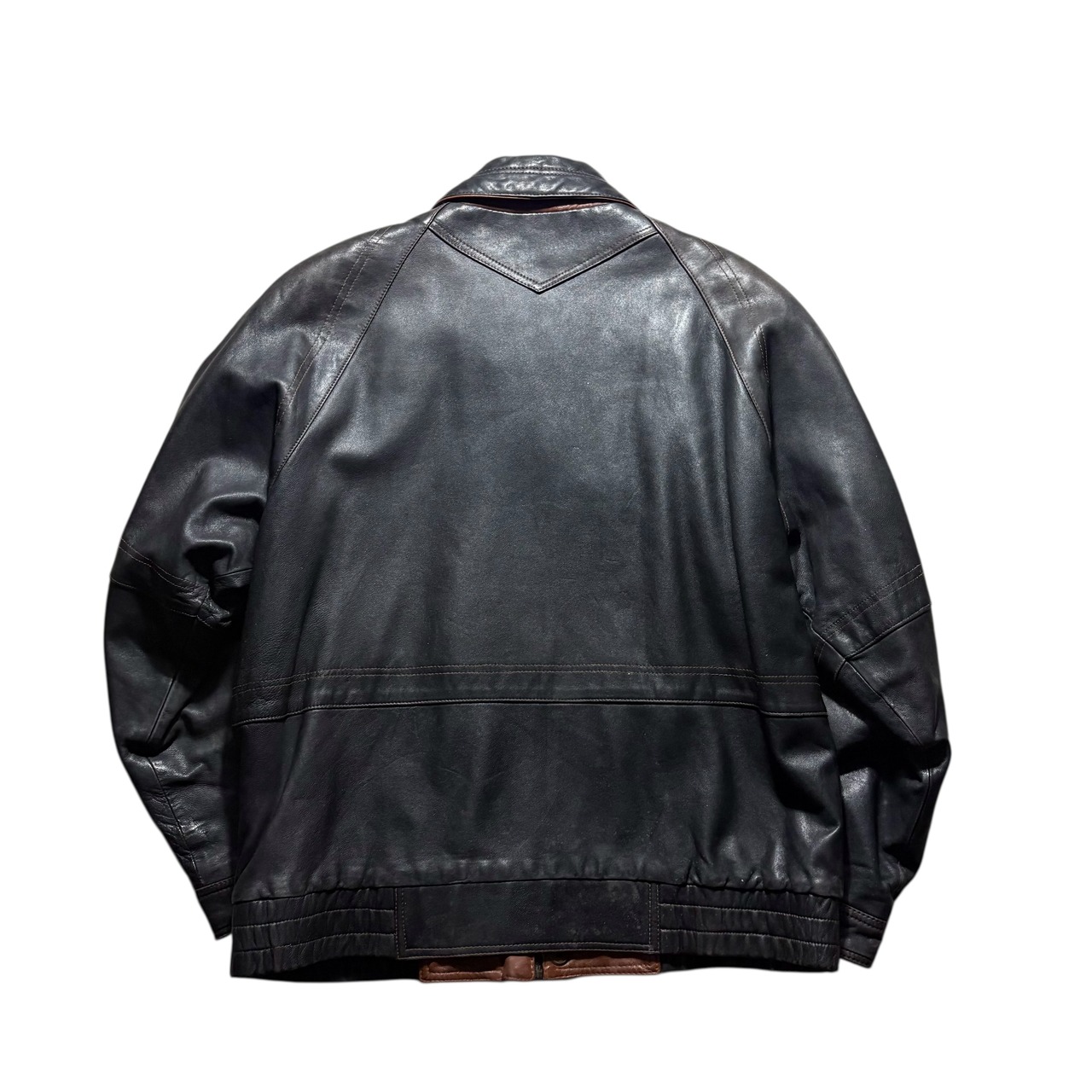 vintage GIANCARLO ROSSI sheep leather blouson