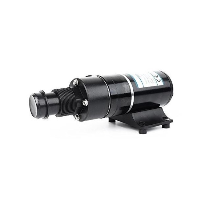 iFormosa 汚水ポンプ ストレートコネクタ 12V 45L/min 下水 ゴミ 浄化槽 ポンプ ディスポーザー内蔵 IF-12VMP4500