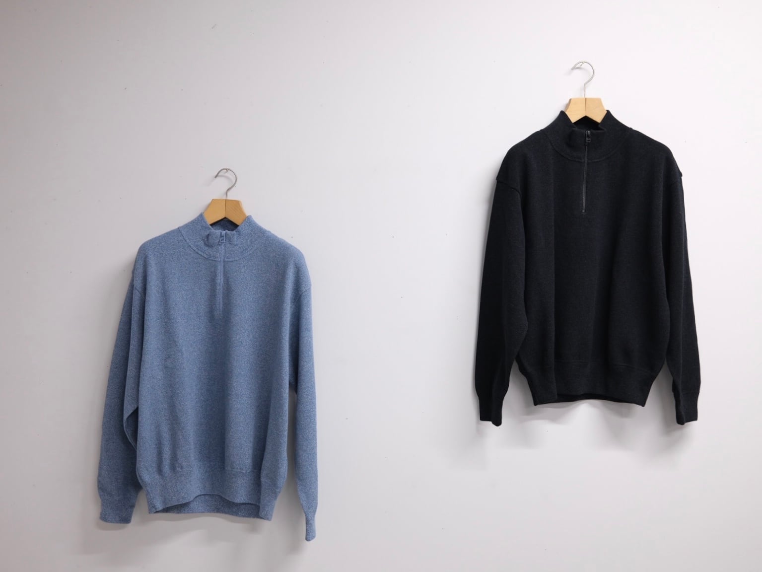 crepuscule”Light Moss Stitch Harf Zip P/O” | Lapel online store crepuscule”Light Moss Stitch Harf Zip P/O” | Lapel online store
