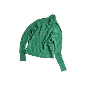 【ONICA】Cotton - boucle Basket Top (Green)