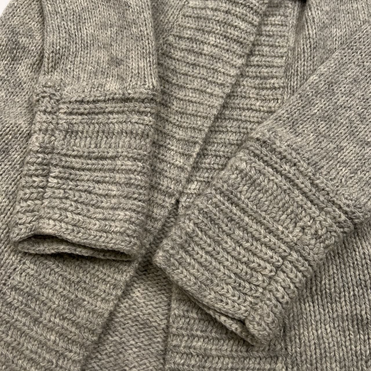 MACPHEE マカフィー トゥモローランド トグルボタン ウールニット コート ジャケット サイズ 1 /グレー/フード付き