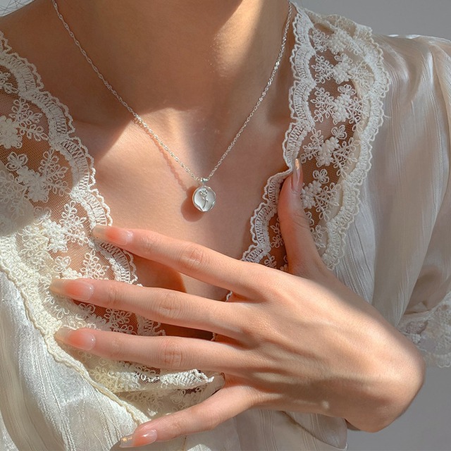 S925キラキラ　ネックレス