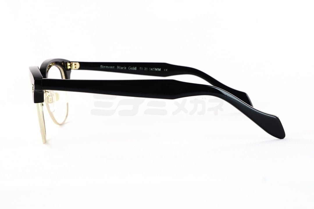American Optical メガネ Sirmont COL.Black Gold サーモント ブロー