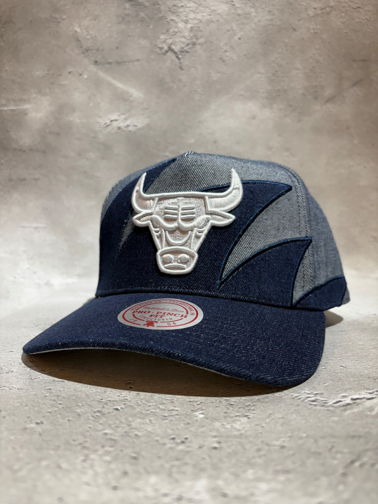 Mitchell&Ness/ミッチェルアンドネス NBA シカゴ・ブルズ デニム キャップ