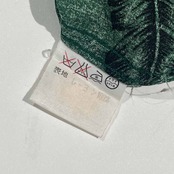 80s JUNMEN ジュンメン ボタニカル レーヨン 半袖 アロハシャツ/グリーン系 メンズ ビンテージ