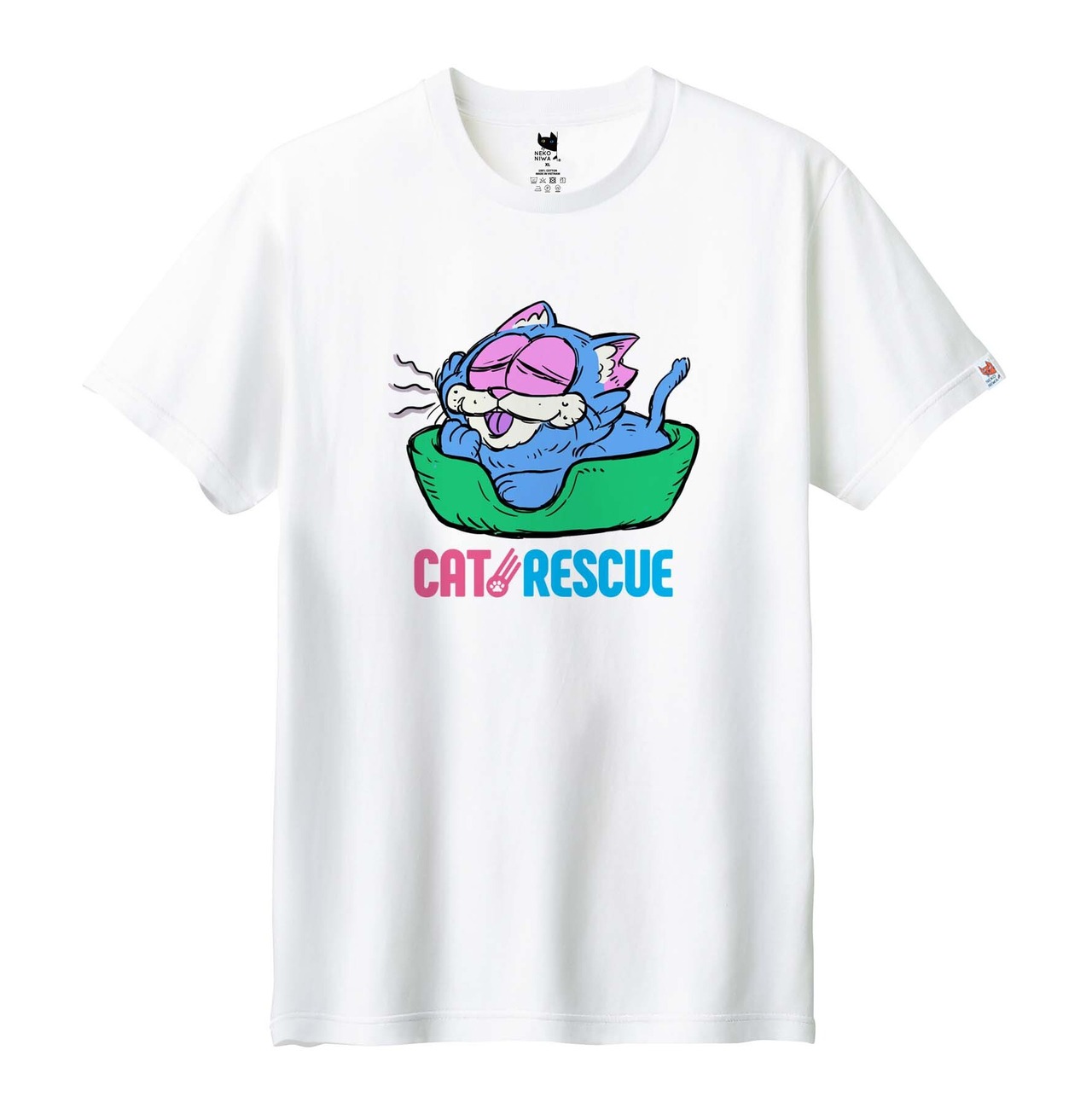 【CatRescue】Sleepy Cat T-shirt　★全国送料無料!!★