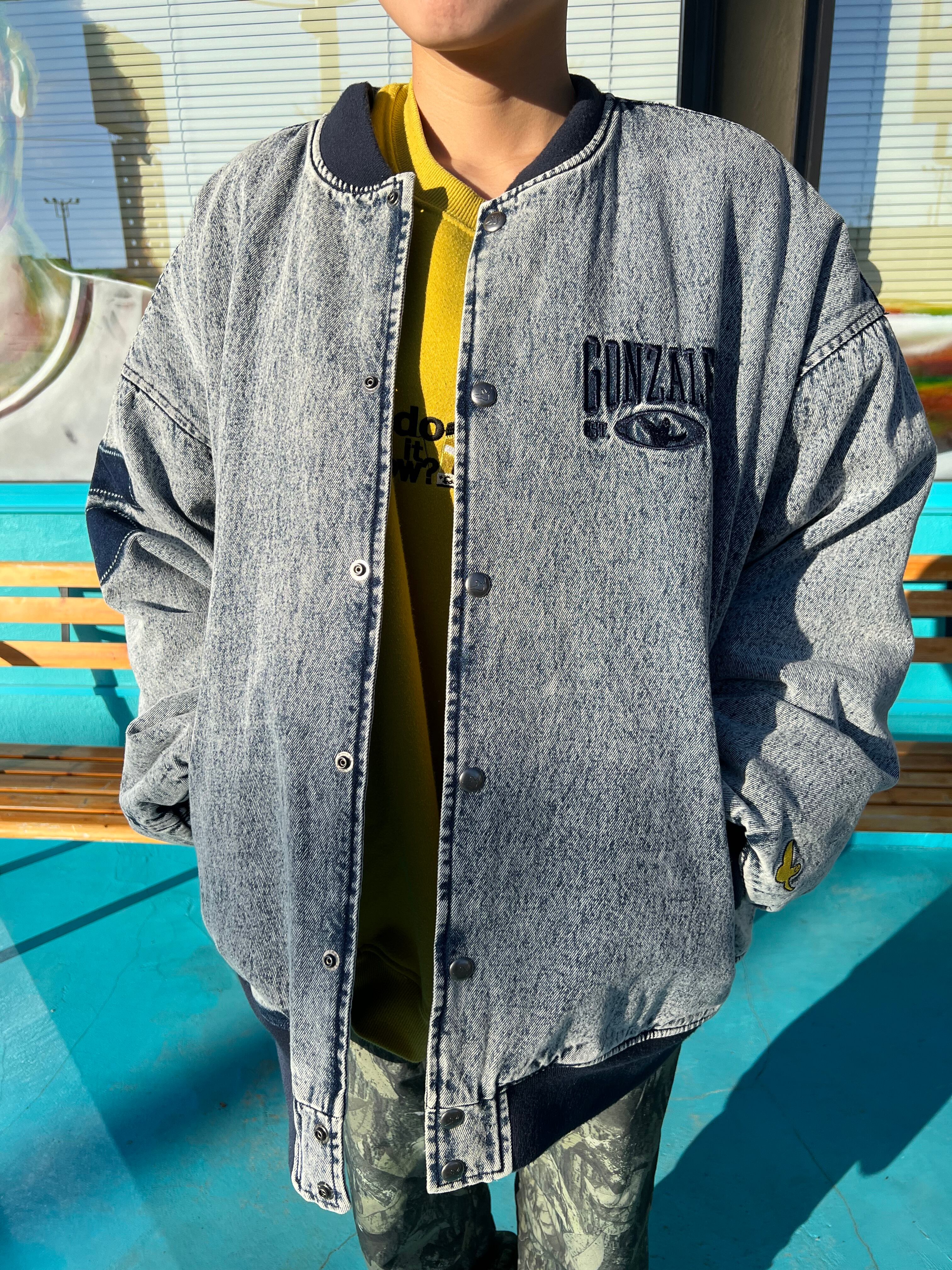 MARK GONZALES マークゴンザレス デニムスタジャン blue | doek