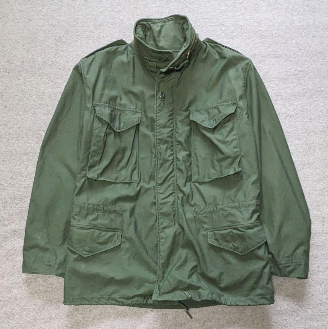 74年製 米軍実物 M-65 フィールドジャケット 3rd ブラスジップ M-R