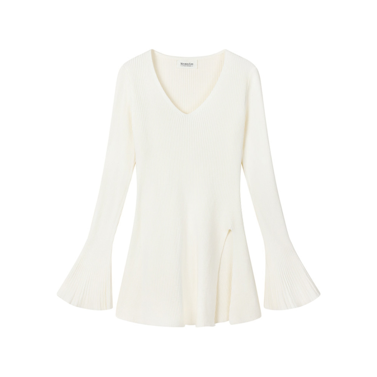 Slim-fit V-neck knit (ME525)